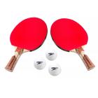 Kit Ping Pong Tênis De Mesa Speedo 2 Raquetes + 3 Bolas