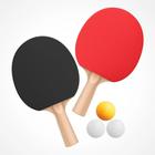 Kit Ping Pong Tênis Mesa 2 Raquetes e 3 Bolinhas - Chao Shen