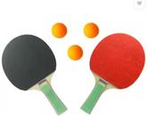 Kit Ping Pong Tênis Mesa Com 2 Raquetes 3 Bolinhas + Rede 1.0 Metro de comprimento x Altura:9cm - DDG TOYS