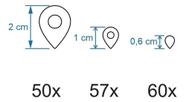 Kit Pins Para Mapa Mundi Decorativo Com 100