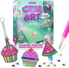 Kit Pintura Diamantes Jumbo 5D para Crianças - Artesanato 6-12 Anos - Presente Ideal Meninas e Meninos