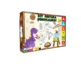 Kit De Pintura Dinos Jogo De Colorir Infantil Dinossauros Nig Brinquedos +  Cavalete Telas Pincel Tintas - Kit de Pintura Infantil - Magazine Luiza