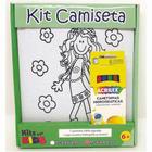 Kit Pintura Em Camiseta Menina Tamanho M De 6 A 8 Anos - Kits For Kids