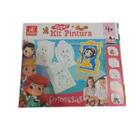 Kit Pintura Infantil Princesas Baby Cavalete Em Madeira 45Cm