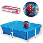 Kit Piscina 2000 Litros Mor + Bola Inflavel Homem Aranha