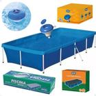 Kit Piscina 3000 Litros Mor + Capa + Flutuador Químico