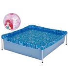 Kit Piscina de Armacao Retangular 400 L + Bola Inflavel Das Princesas Mor