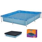 Kit Piscina Infantil 1500 Litros Estruturada + Capa - Mor