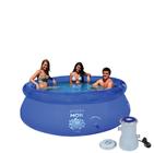 Kit Piscina Inflável Splash Fun 2400 Litros + Filtro 2.200L/h - Mor