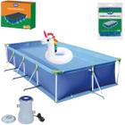 Kit Piscina Premium 5000 Litros Capa Forro Filtro 2200L/h Boia Unicórnio- Mor