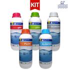 Kit Piscina Produto Químico Limpeza Fácil E Econômico 1 Litro Policlean