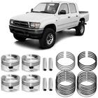 Kit Pistão Anéis 0.50 Toyota Hilux 2.8 95 A 2001 Metal Leve