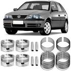 Kit Pistão Anel STD Gol G3 1.0 16V EA111 AT 2001 a 2005 - Mahle