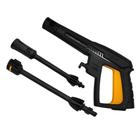 Kit Pistola Gatilho com Extensor Bico Leque Compatível com Lavadora Tramontina Master 1400W 1600psi