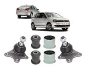 Kit Pivô + Bucha Suspensão Dianteira Vw Polo 2008 2009 2010 - Qualykits