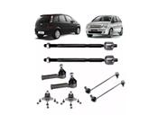 Kit Pivo Terminal Bieleta Braço Axial Meriva 2002 A 2012