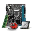 Kit Pl Mãe H110 + Processador I3 7100 + Memoria 8 Gb Ddr4 +