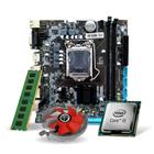 Kit Pl Mãe H61 + Proc I5 3470 + Memoria 8 Gb Ddr3 + Cooler Rede 10 100