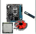 Kit Pl Mãe H61 + Proc I7 2600 + Memoria 8 Gb Ddr3 + Cooler + Ssd 240