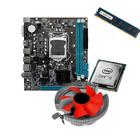 Kit Pl Mãe H61 + Processador I3 2100 + Memoria 4 Gb Ddr3 + Cooler