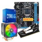 Kit Placa Mãe Lga1155 B75 + Processador I5 3470 + 16gb Ddr3 + Cooler Rgb