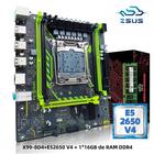 Kit Placa-Mãe X99 com CPU LGA2011-3 Xeon E5 2650 V4 - 16GB DDR4 2133MHz RAM - NVMe M.2 SATA