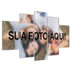 Kit Placa Quadro Personalizado c/ sua foto 3D Borda infinita