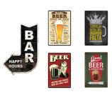 Kit Placas Decorativas Bar - 5 placas