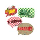 Kit Placas Para Festa Junina Comemoração De Arraiá Com 9 Un