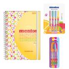 Kit Planner Mentos + Marca Texto Pastel + Canetas Jet Lux