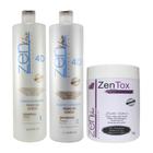 Kit Plástica Dos Fios Zen Hair + Zentox Capilar 3x1000ml