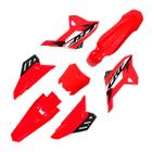 Kit Plástico 4CTION Biker C/ Adesivo Crf 230 2008 a 2021 Trilha Motocross