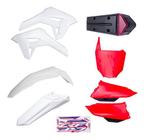 Kit Plástico Amx Roupa Crf 250f Com Led, Number F21 E Adesiv