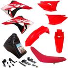 Kit Plástico Biker Next Completo Crf 230 Adaptável Xr 200 Xr 250