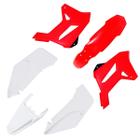 Kit Plastico Biker R1De Xr 250 Tornado - Vermelho/Branco