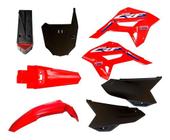 Kit Plastico Crf 230 Com Led, Number E Adesivo Amx