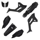 Kit Plástico R1DE HONDA CRF250F Preto Biker