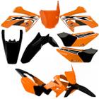 Kit plástico xr 250 tornado sport number 2006-2007-2008 amx