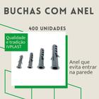 Kit Plus Buchas Com Anel 400 Unid. 5, 6, 8, 10 - 100 Cada