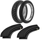 Kit Pneu Agrale Elefantre 30.0 80/90-21 + 120/90-17 R34 Rinaldi