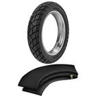 Kit Pneu Honda Bross 130/80-17 R34 65t Rinaldi + Camara