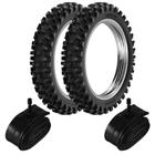 Kit Pneu Mais Largo Crf 230f Ttr 230 120/100-18 + 80/100-21 Rw33 Rinaldi + Camara