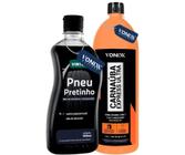 Kit Pneu Pretinho Brilho Carnaúba Express Ultra Cera Vonixx