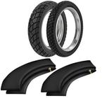 Kit Pneu Tornado Xre300 lander Tenere 120/80-18 + 90/90-21 R34 Rinaldi