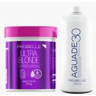 Kit Pó Descolorante Ametista Ultra Blonde 300 G + Agua Oxigenada 900 Ml 30V Probelle