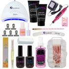 Kit Poligel Polygel Unhas Completo Lixadeira Cabine Sun One