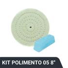 Kit Polimento Alto Brilho Algodão 8" - KITP8-05
