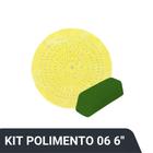 Kit Polimento Espelhamento Amarelo 6" - KITP6-06