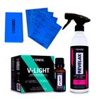 Kit Polimento Farol Revelax Lixa Vitrificador V-light Vonixx