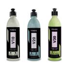 Kit Polimento V10 Polidor Corte + V20 Refino + V30 Lustrador Vonixx